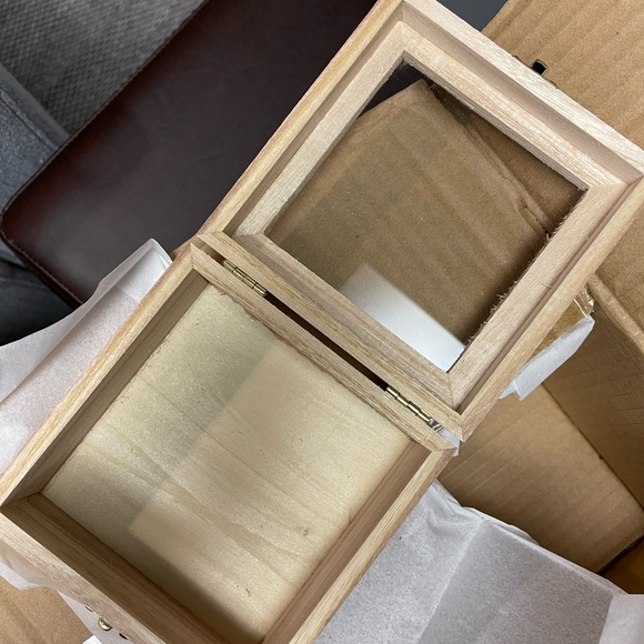 Unfinished Wood Craft Boxes - Picture 2 of 5